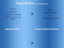 Tablet Screenshot of jaquenetta.com